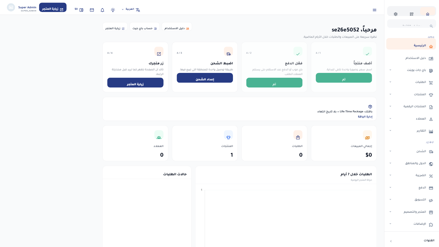 لقطة حقيقية: لوحة الرئيسية — نظرة عامة يومية